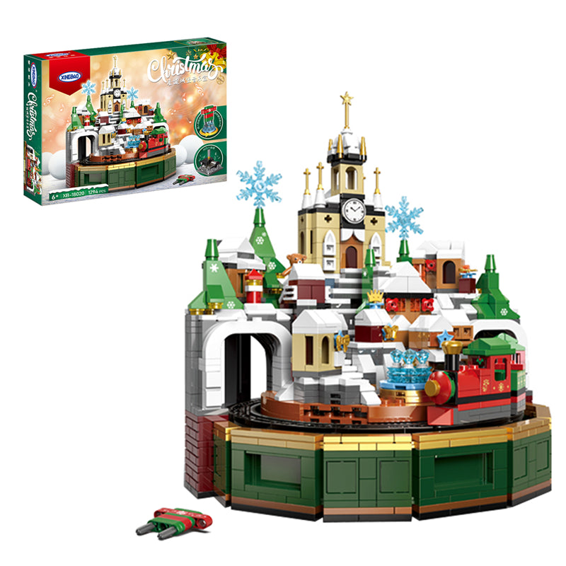 XB 18020 Christmas Castle Music Box