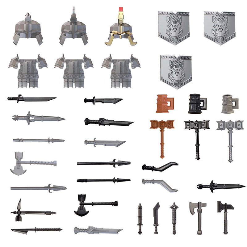 Dwarf Minifigure Weapon Set