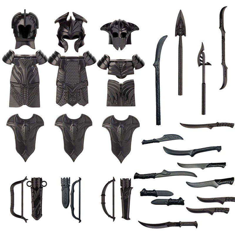 Elf Minifigure Weapon Set